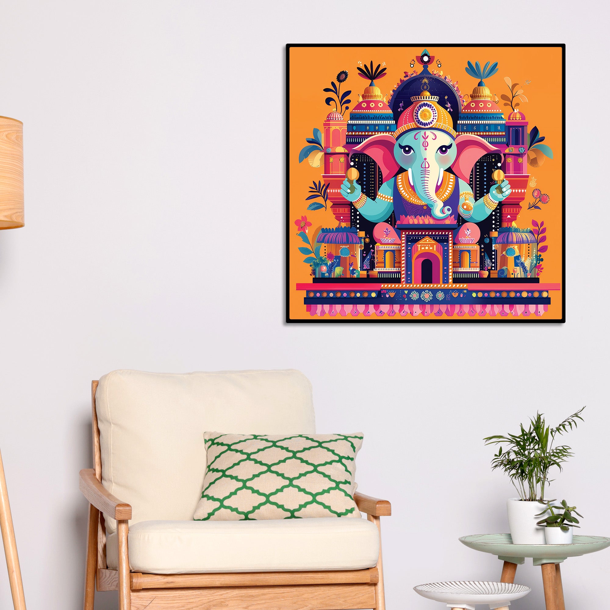 Bappa Ji Wall Painting for Living Room & Home Decor