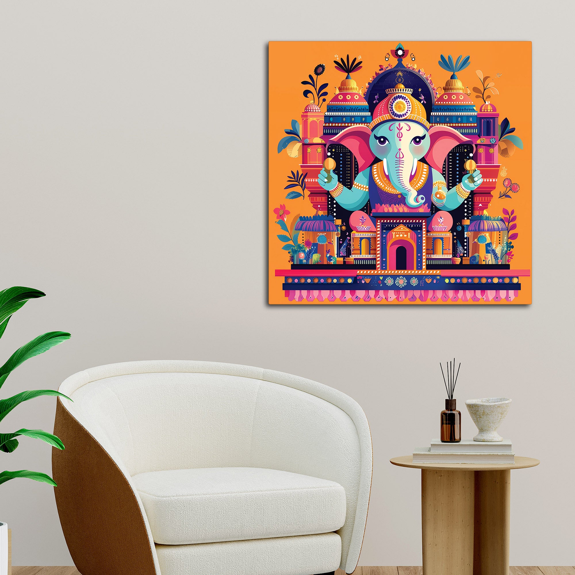 Bappa Ji Wall Painting for Living Room & Home Decor