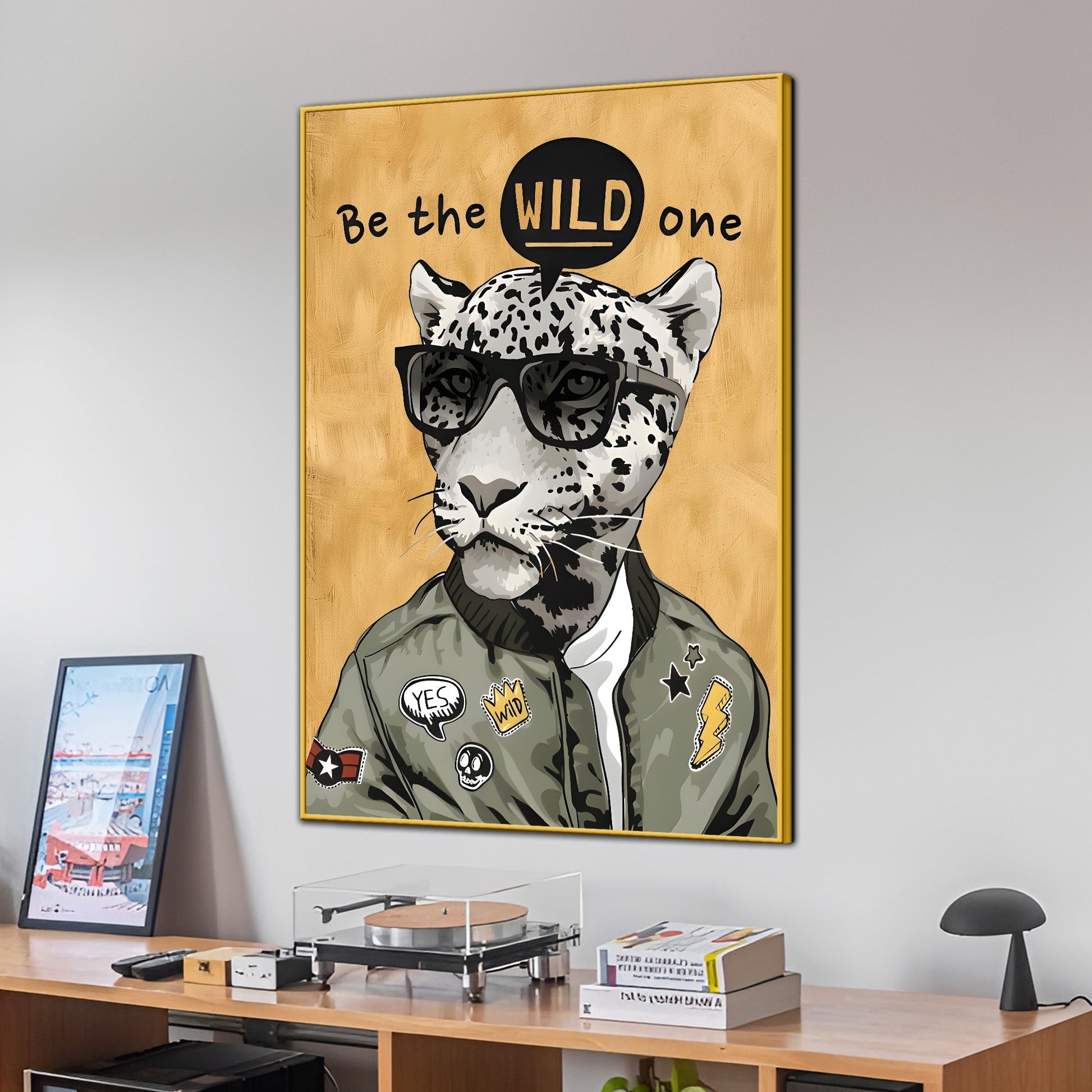 Be Sophisticated Wild Cotton Canvas Wall Painting