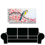 Beautiful Bird on Tree Branch Wall Painting