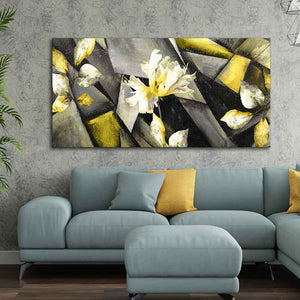 Beautiful Abstract Art Flowers Wall Painting