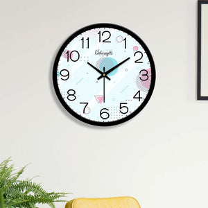 Beautiful Geometric Abstract Print Wall Clock