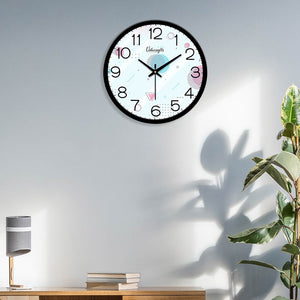 Beautiful Geometric Abstract Print Wall Clock