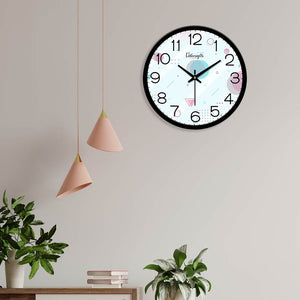 Beautiful Geometric Abstract Print Wall Clock