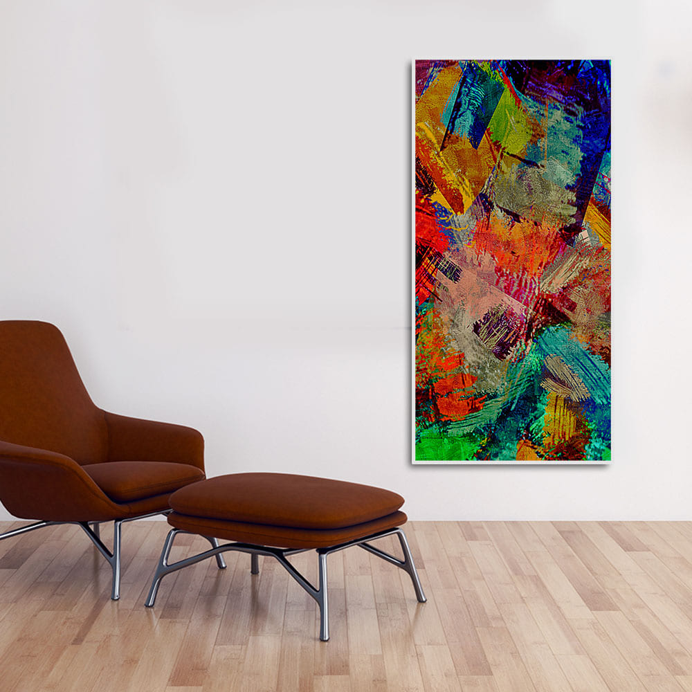 Beautiful Abstract Colorful Textured art Canvas Wall Painting