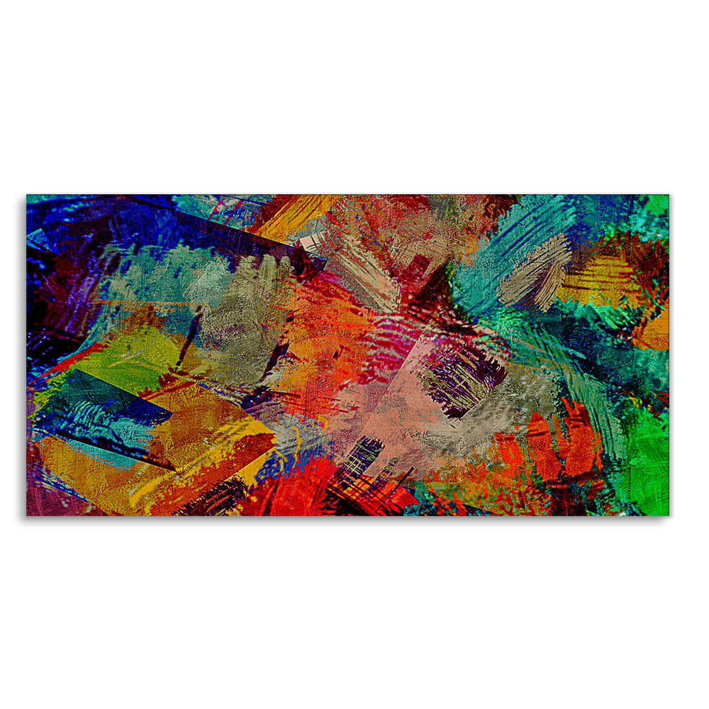 Beautiful Abstract Colorful Textured art Premium Canvas Wall Painting