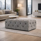 beautiful-artistic-design-tufted-grey-velvet-ottoman
