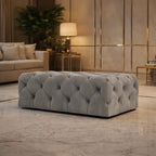 beautiful-artistic-design-tufted-grey-velvet-ottoman