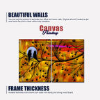 Beautiful Bird Couple on Tree Premium Bedroom Wall Painting