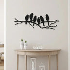 Beautiful Birds on Branch Metal Artwork Wall Decor
