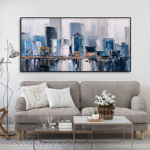 Beautiful Bridge of New York City Premium Canvas Wall Painting