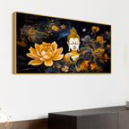 Beautiful Buddha Canvas Painting for Bedroom Wall Décor