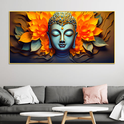 Beautiful Buddha Wall Painting for Modern Home Décor