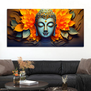 Beautiful Buddha Wall Painting for Modern Home Décor