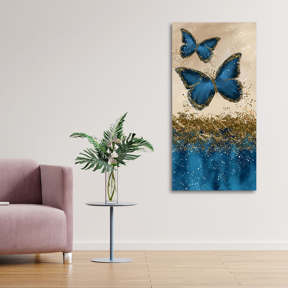 Beautiful Butterfly Premium Canvas Wall Painting