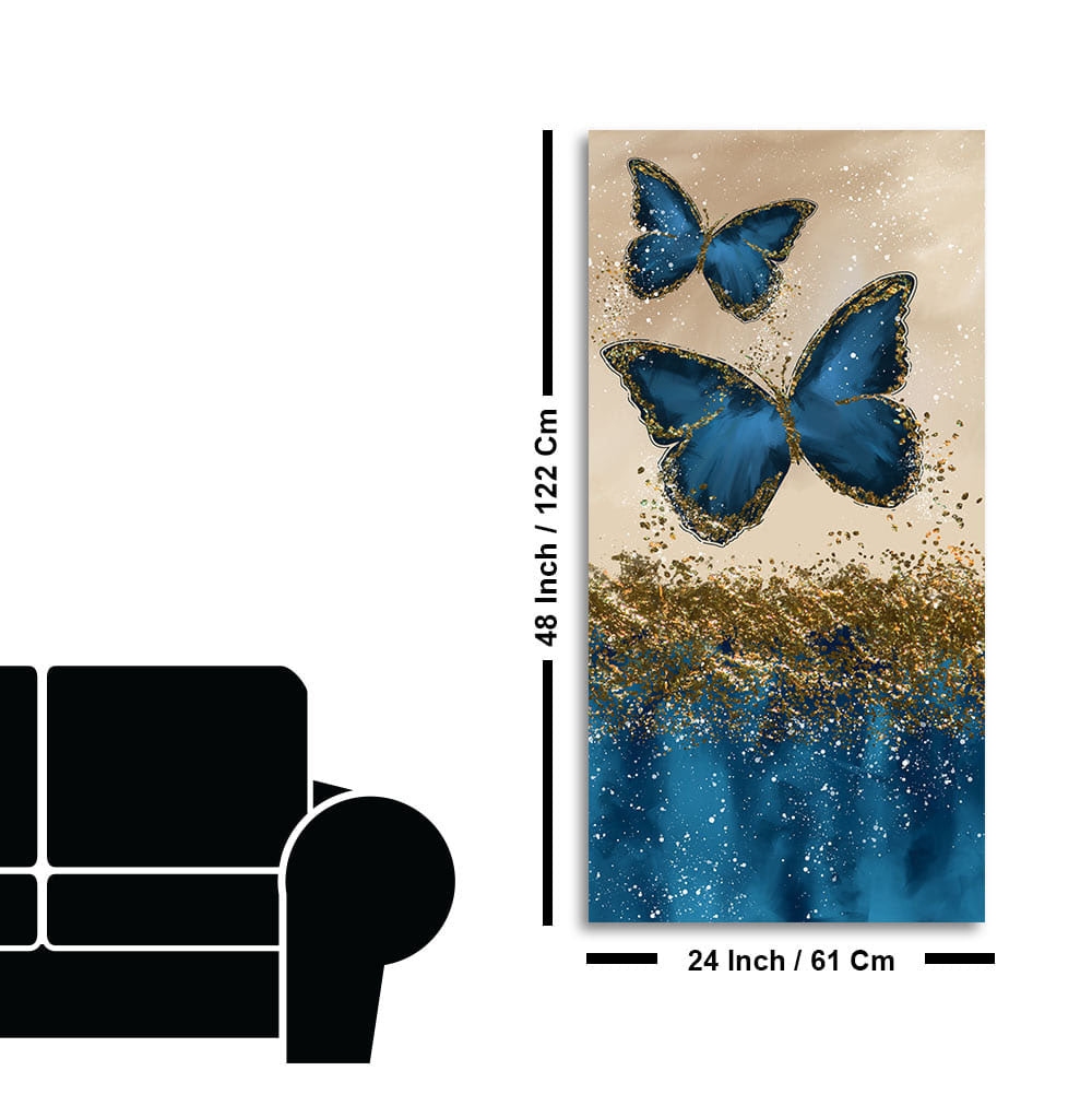 Beautiful Butterfly Premium Canvas Wall Painting