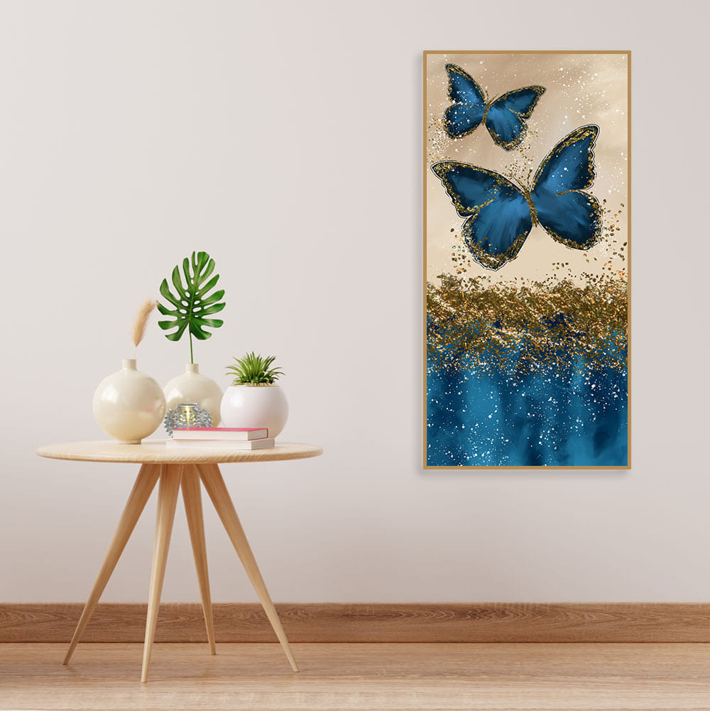 Beautiful Butterfly Premium Canvas Wall Painting