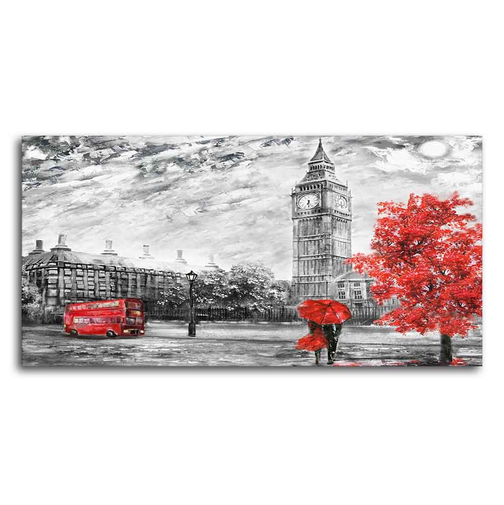 Beautiful City View of London Canvas Wall Painting