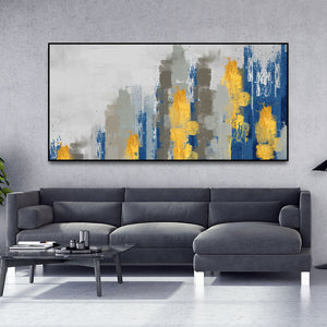 Beautiful Color Abstract Art Design Premium Canvas Wall Painting