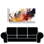 large abstract painting canvas