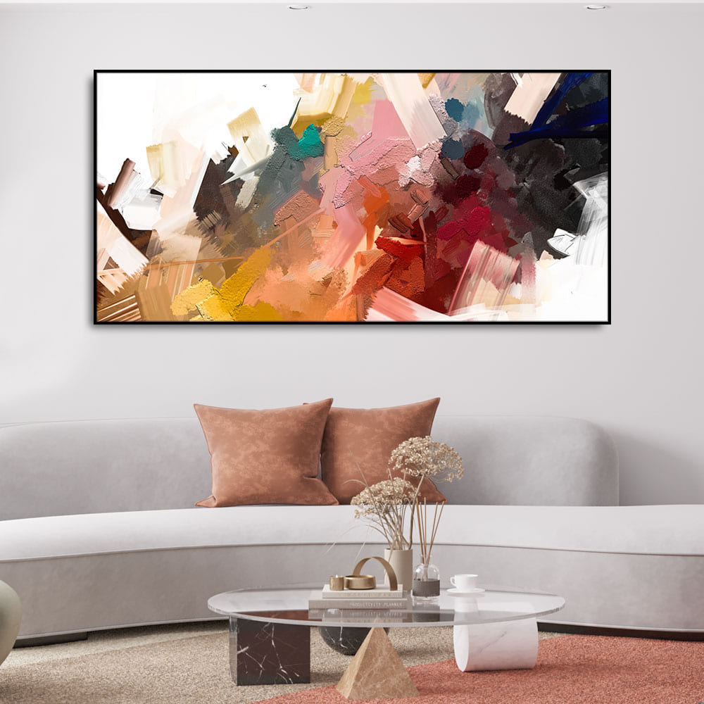 Beautiful Colorful Texture Abstract art Canvas Wall Painting