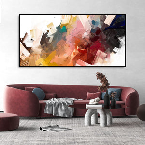 abstract wall design for home