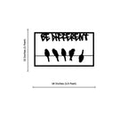 Beautiful Design Be Different Metal Art Office Wall Decor
