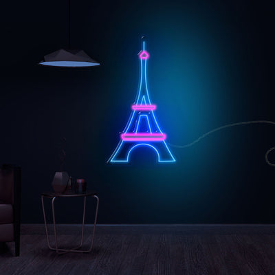 Beautiful Eiffel Tower Neon Sign LED Light