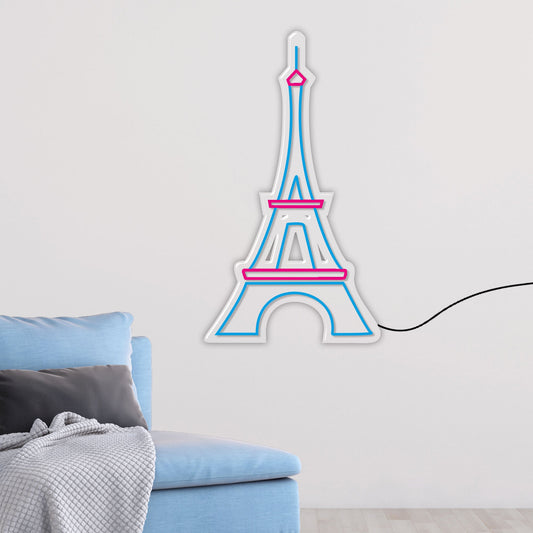 Beautiful Eiffel Tower Neon Sign LED Light