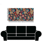 Beautiful Floral Madhubani Art Canvas Wall Painting