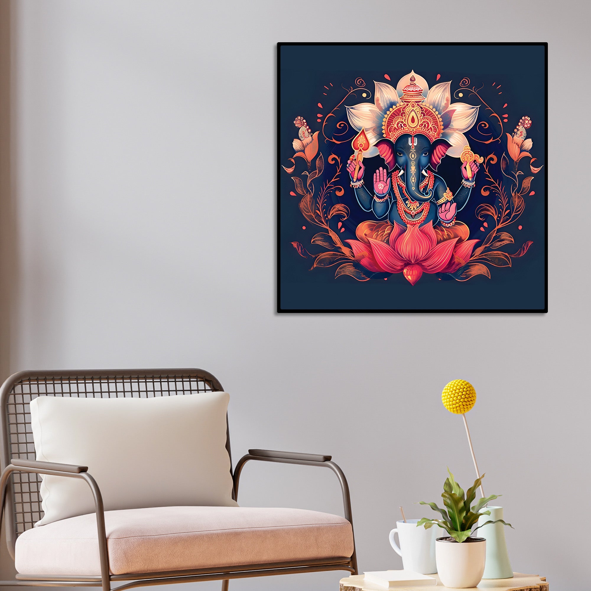 Beautiful Ganpati Art Painting