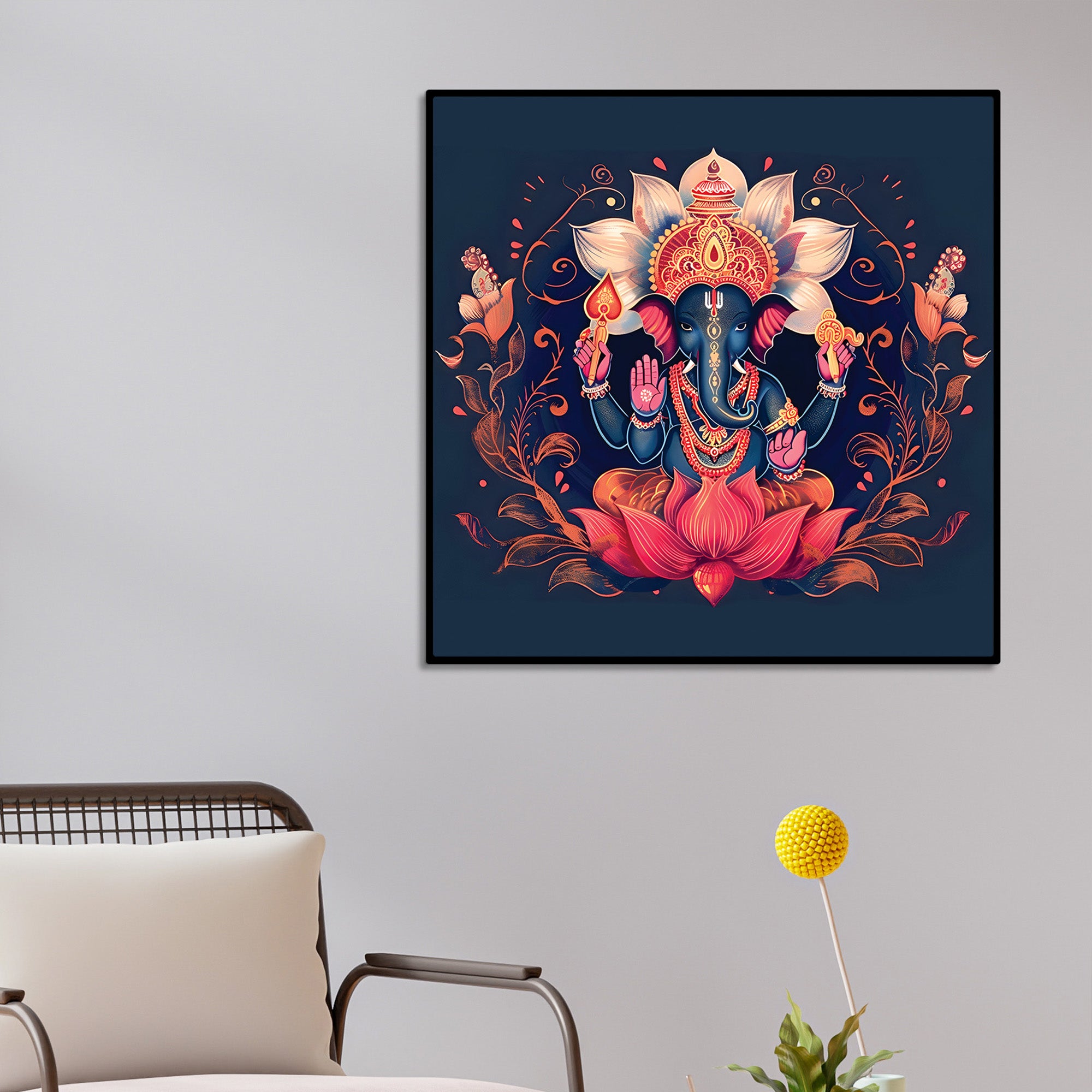 Beautiful Ganpati Art Painting