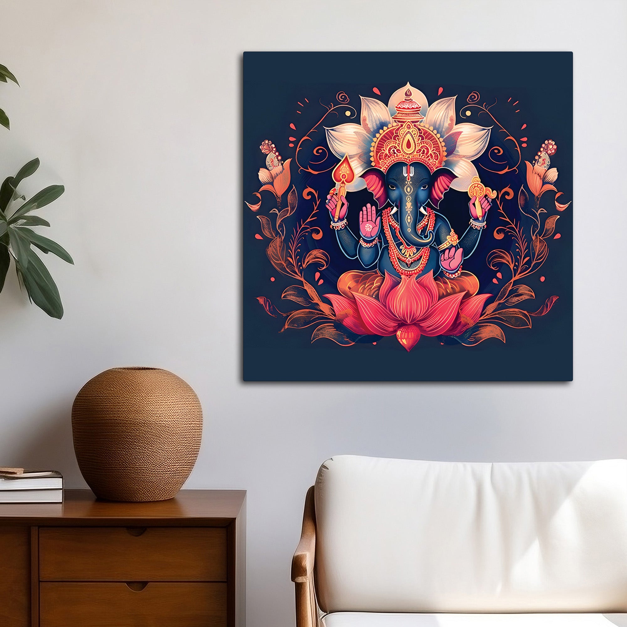 Beautiful Ganpati Art Painting