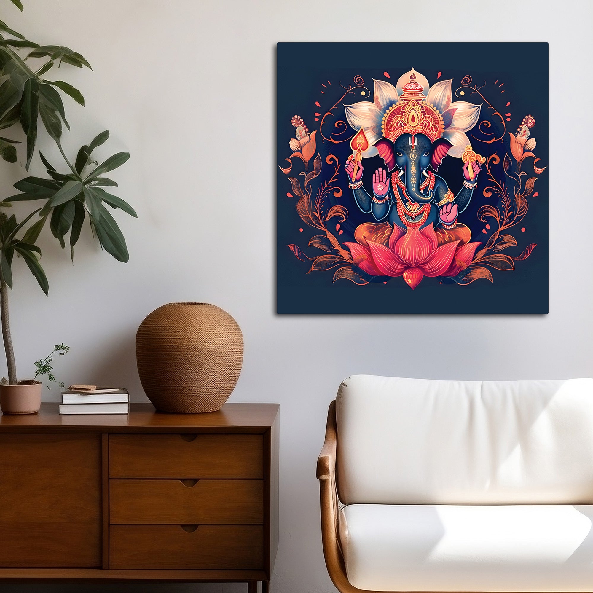 Beautiful Ganpati Art Painting