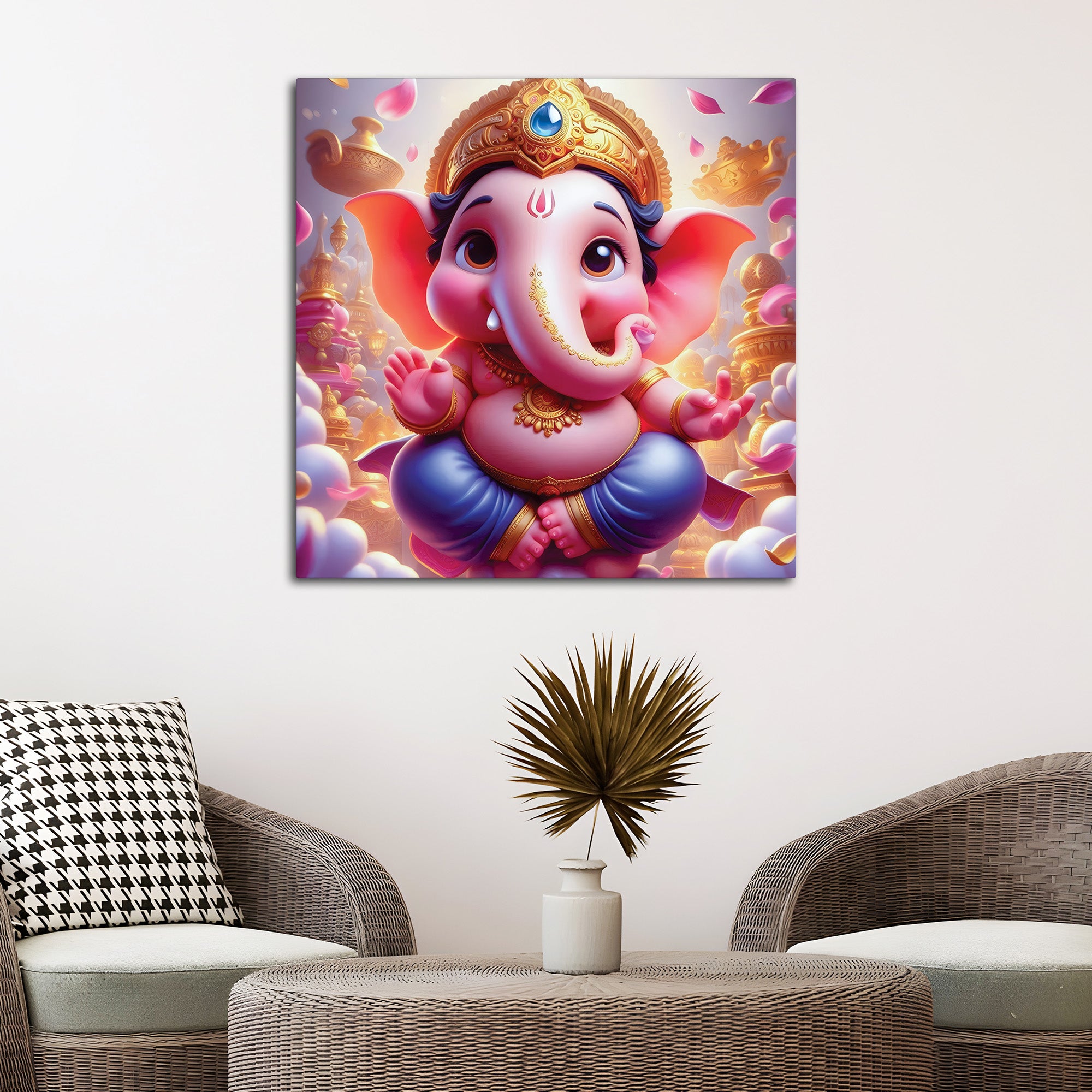 Beautiful Ganpati Bappa Painting
