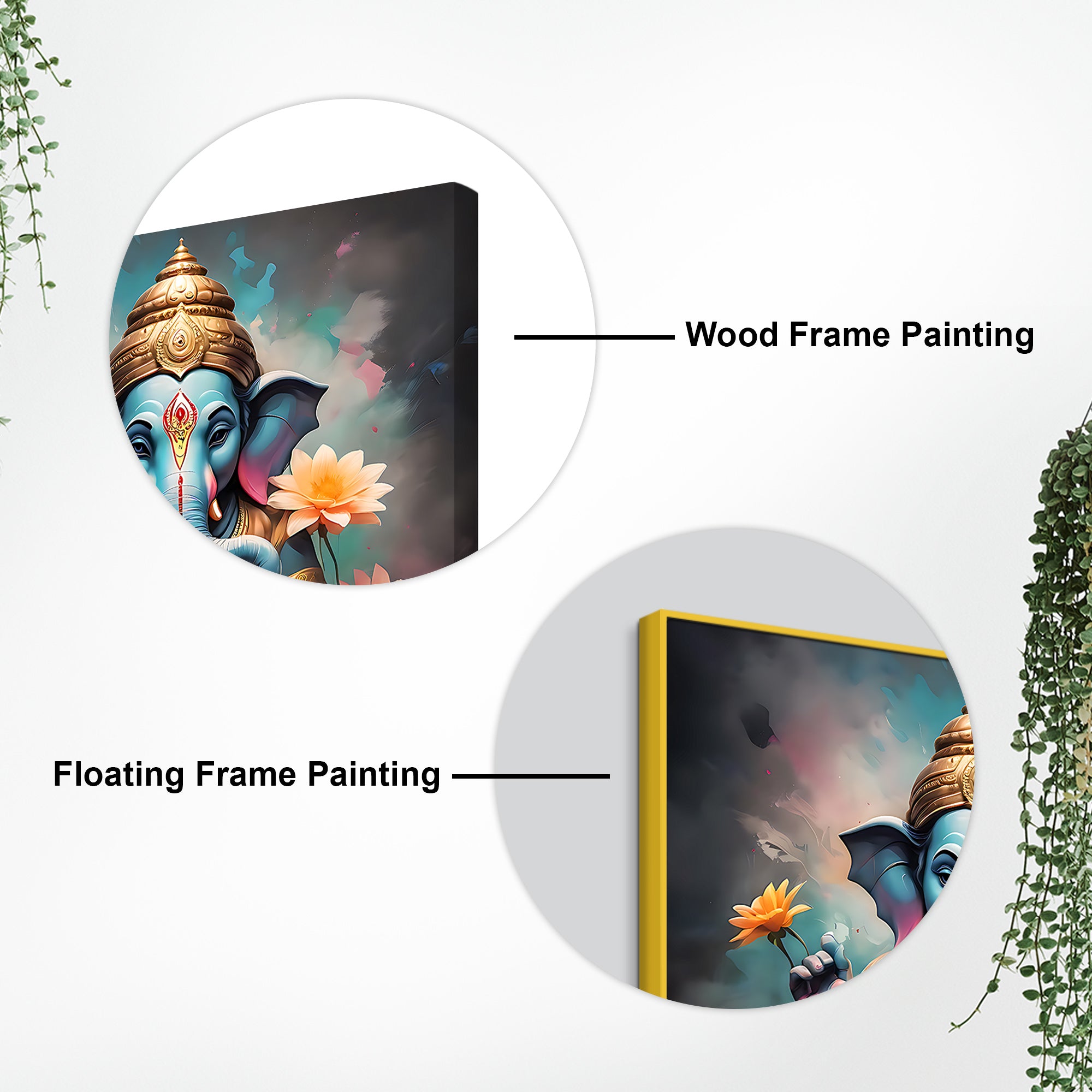 Beautiful Ganpati Bappa Wall Art Painting