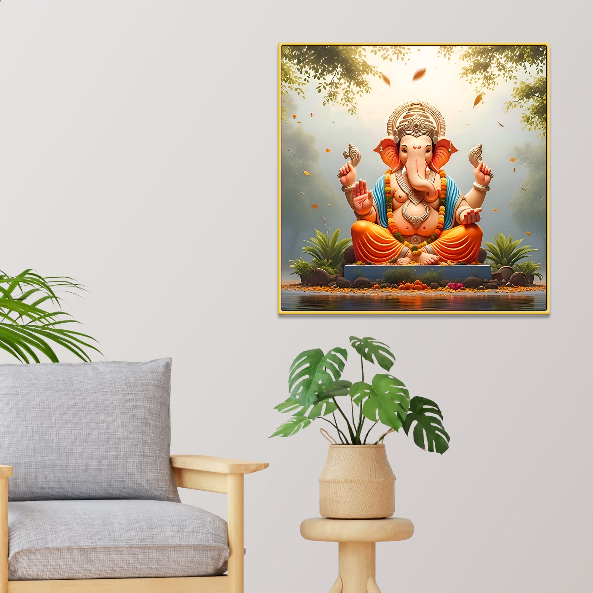 beautiful-ganpati-wall-art-painting