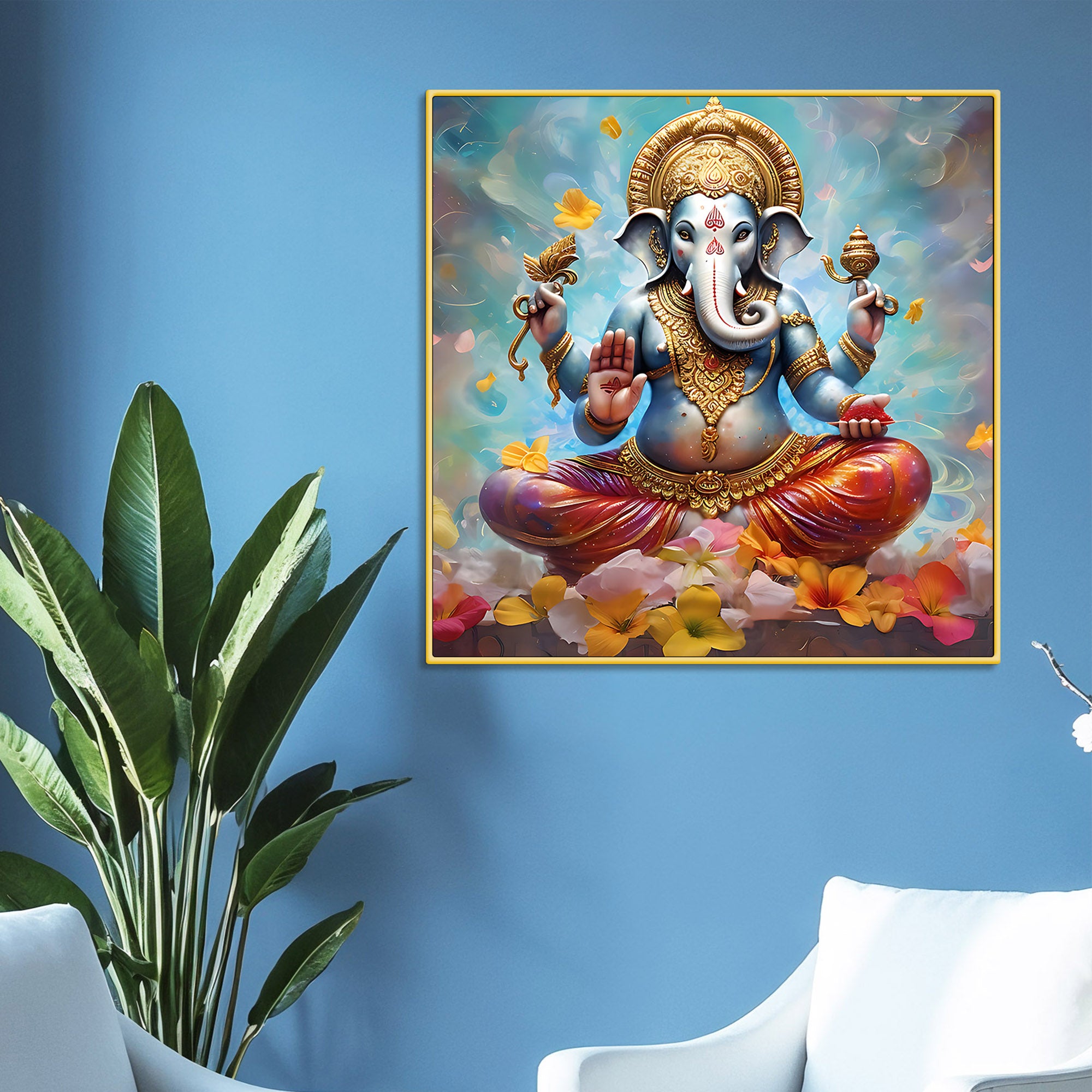 beautiful-god-ganesha-wall-painting