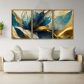 Golden Flower Canvas Art