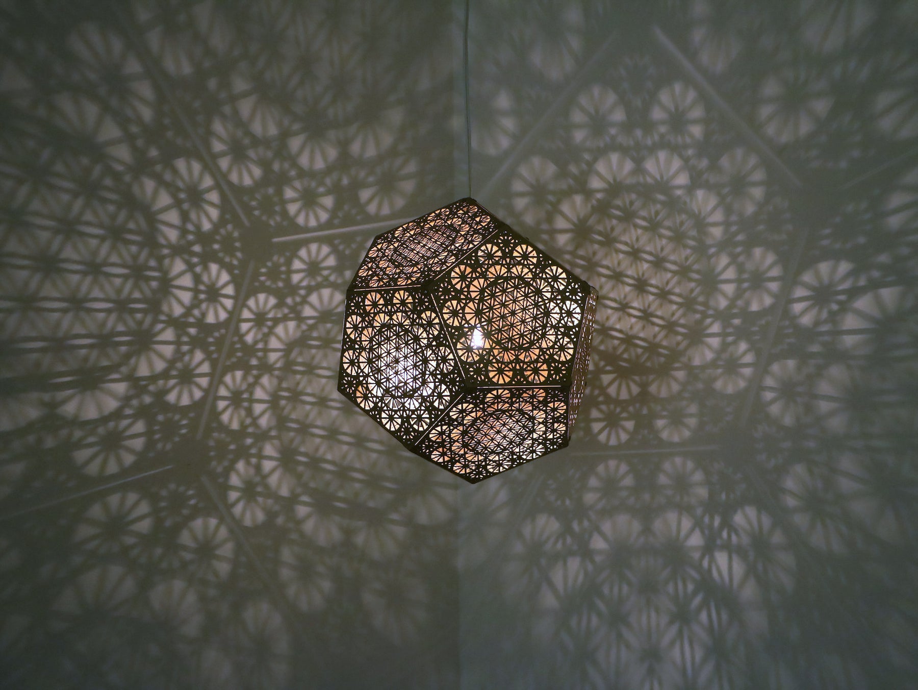 Beautiful Laser-Cut Ceiling Light