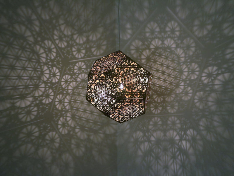Beautiful Laser-Cut Ceiling Light