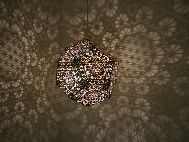 Beautiful Laser-Cut Ceiling Light