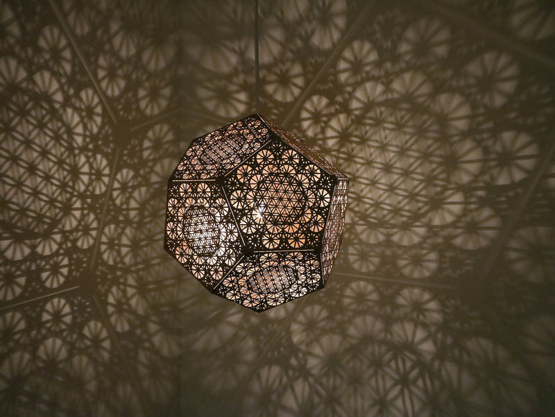 Beautiful Laser-Cut Ceiling Light