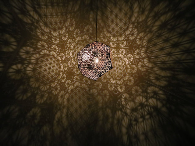 Beautiful Laser-Cut Ceiling Light