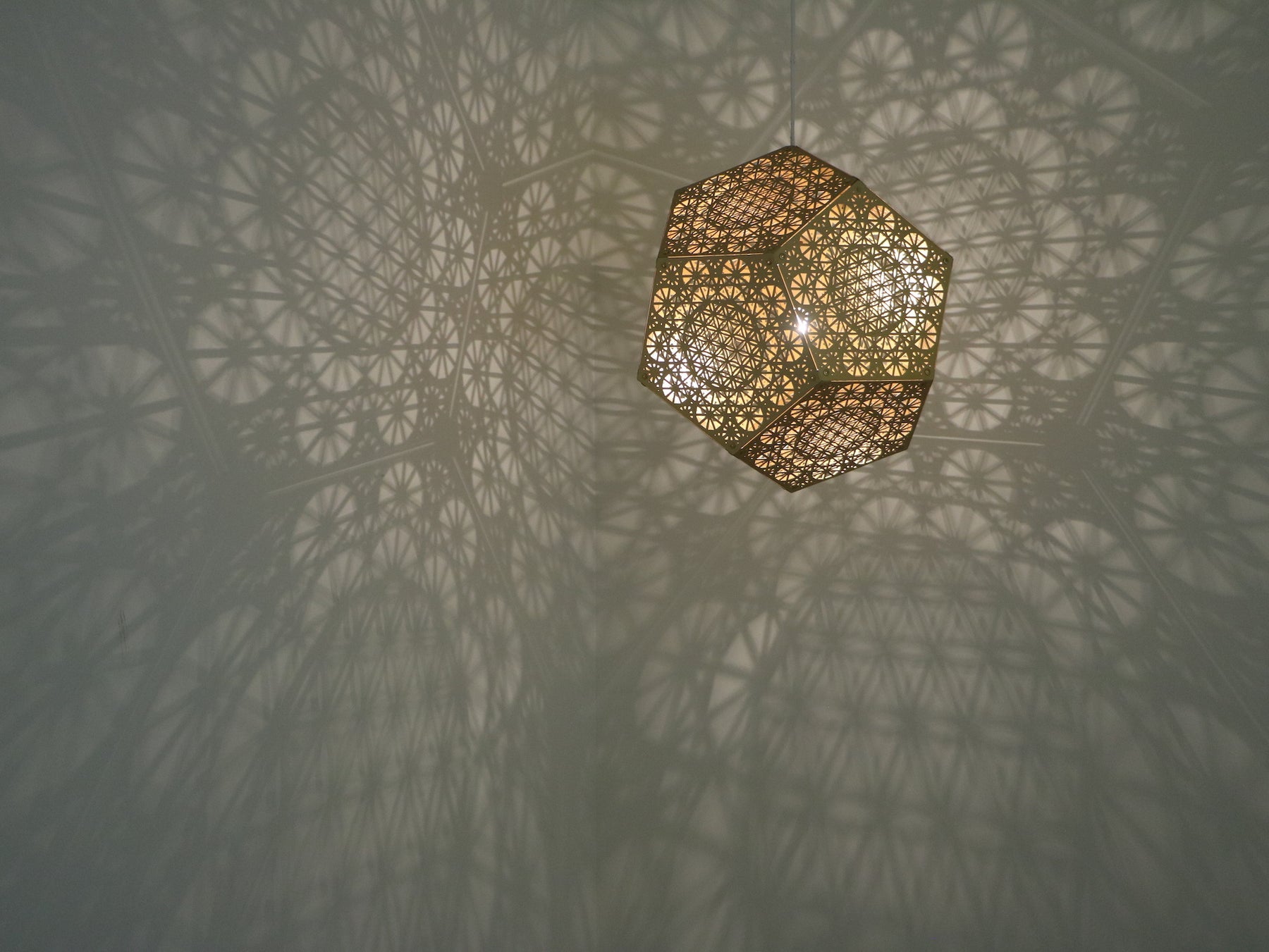 Beautiful Laser-Cut Ceiling Light