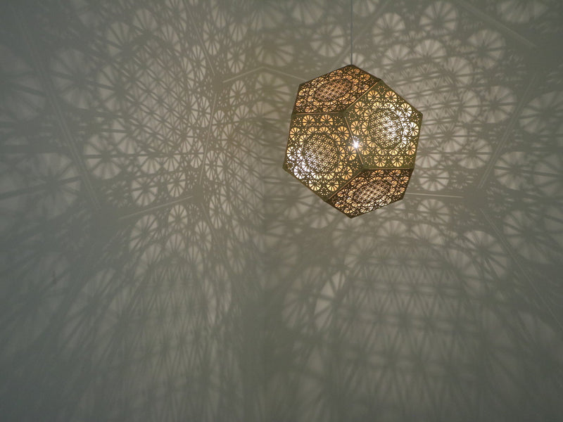 Beautiful Laser-Cut Ceiling Light