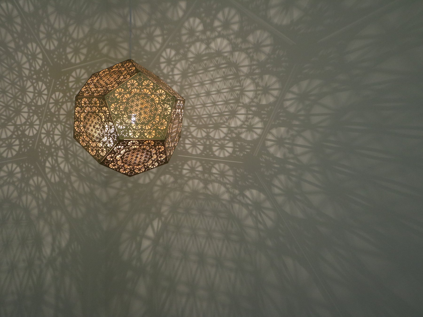 Beautiful Laser-Cut Ceiling Light