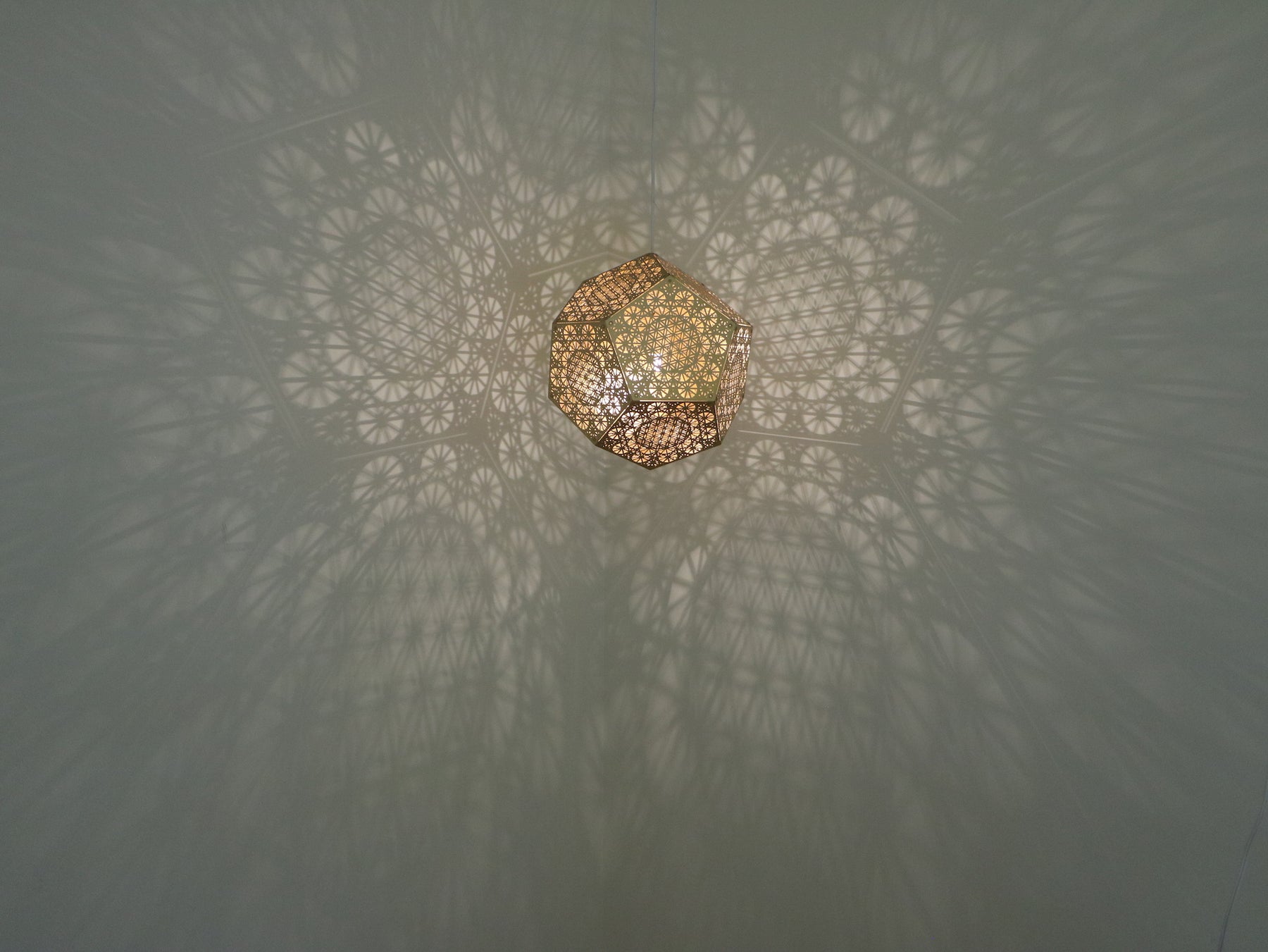 Beautiful Laser-Cut Ceiling Light