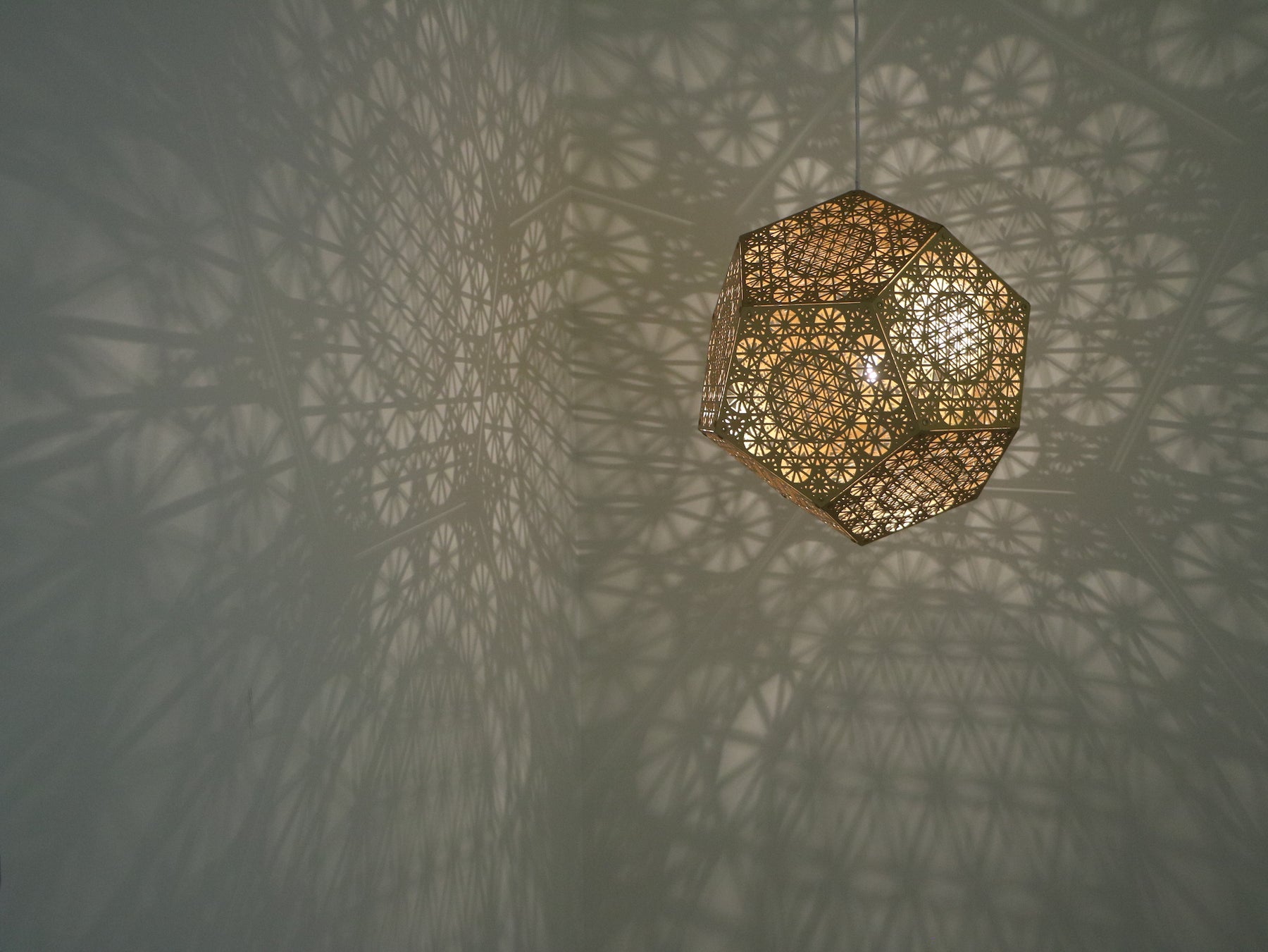 Beautiful Laser-Cut Ceiling Light