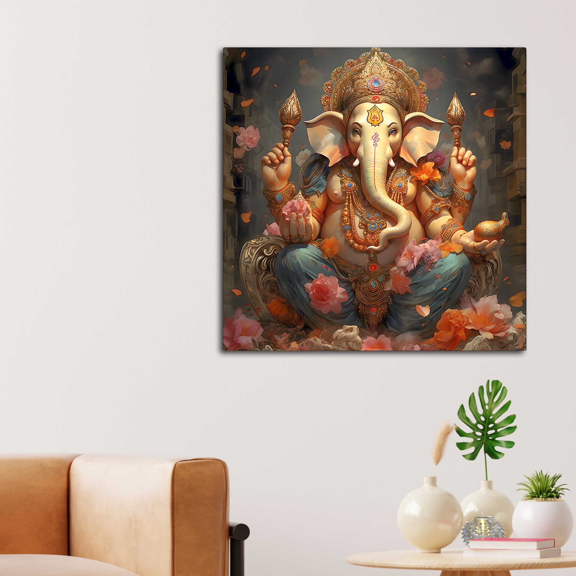 Beautiful Lord Ganesha Painting for Modern Homes